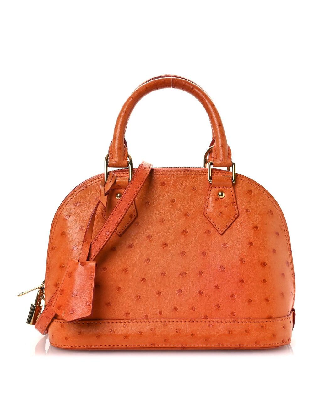 Louis Vuitton Ostrich Alma Bb Piment #271123L42B